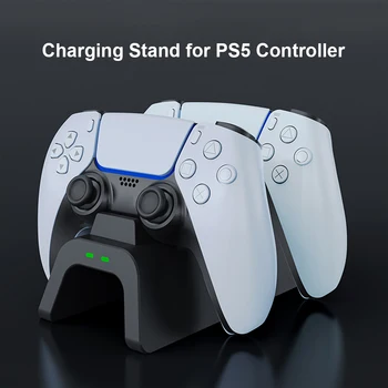 Sony PS5 Valdytojas Įkroviklis USB Prievado DualSense Greito Krovimo Doko Stotis su LED Indikatoriumi mokestį iki 2 PS5 Valdikliai