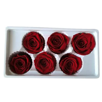 6Pcs/Box Konservuoti Rožių Gėlių Vestuvių Nemirtingas Rožių Gėlių Motinos Diena Dovana 