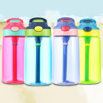 500ml BPA Sveiko Gyvenimo Sulčių, Vandens Butelis Nemokama Lauko Vaikams, Sporto Butelis su Šiaudų Nešiojamų Pėsčiųjų Laipiojimo Butelį Vandens