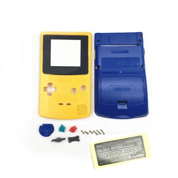 Pakeitimo Apsauginis Korpusas Case Cover Shell Nintend Game Boy Color, GBC Pikachu Pokemon Žaidimų Konsolės, Dalys, Priedai