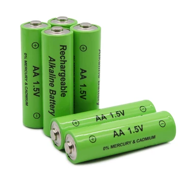 2021 Naujas AA baterija 4800mAh daugkartinio įkrovimo baterija 1,5 V Šarminės baterijos Laikrodžiams, pelės, kompiuterių, žaislai t.t.