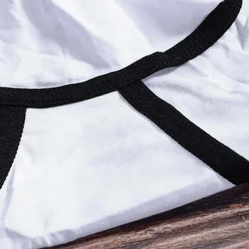 Vyriški Medvilniniai Marškiniai Spausdinti Trikampis U Skėtis Medvilnės Kelnaitės su Užtrauktuku Modelio Kelnės mažaaukščių kvėpuojantis Underwears