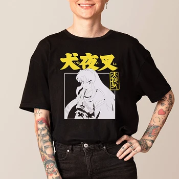 Vyrų Marškinėliai Japonų Anime Inuyasha Spausdinti Sesshomaru Vasaros Kawaii Viršūnes Moterų Hanako Kun Spausdinti Drabužiai