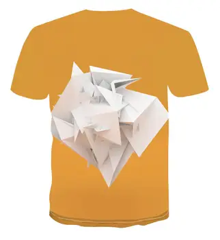 New Men 'S 3d T -Shirt Mados Vasaros T -Shirt Viršuje Men 'S Cool Geometrinis Kūrybiškumą 3d Hip-Hop T -Shirt Plius Dydis S -6xl