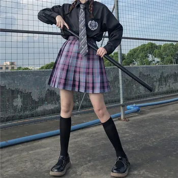 Japonijos Kolegijos JK Vienodą Siuvinėjimo Studentų trumparankoviai Baltos spalvos moteriški Marškinėliai 2020 Naujas Vasaros Mokyklos mokinė Lolita
