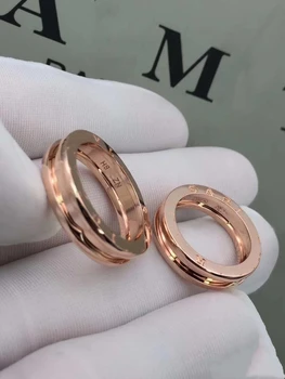 S925 Sterlingas Sidabro moterų žiedas, mados, tendencijos, 1:1, vyriški spiral keramikos žiedas karalius, 2021 Valentino Dienos dovana, papuošalai