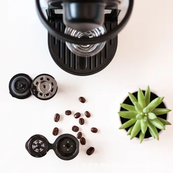 Nespresso Kavos Kapsulės Apvalkalas Gali būti Perdirbamos Nestle Kavos Filtro Kapsulės Apvalkalas Plastiko Taurės Multi-Riebalų Kavos Priedai