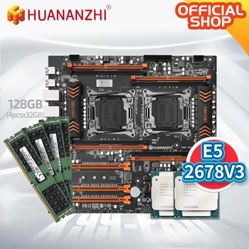HUANANZHI X99 F8D X99 Plokštė Intel Dual su 