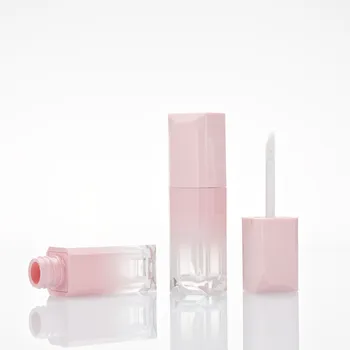 Naujas 4ml Gradientas Rhomboid Skysčio Bottleempty Lūpų dažai, Lūpų Blizgesys Vamzdžiai Skaidrus Kosmetikos Pakuotės, Konteinerio Makiažo Priemonė