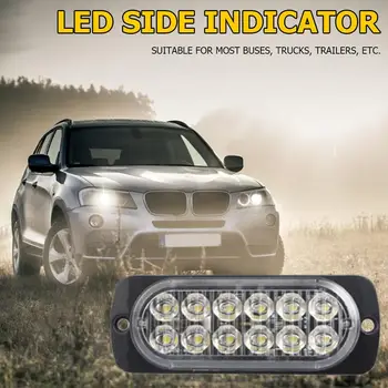 LED Lemputė ABS Vandeniui Automobilio Šoniniai Gabaritiniai Indikatorius Posūkio Signalo Dekoratyvinis Lemputė, Galinis Žibintas Sunkvežimių, Autobusų Motociklo Priekaba