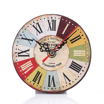 Senovinių Medinių Sieninis Laikrodis Modernus Dizainas, Vintage Kaimiškas Retro Laikrodis Home Office Kavinė Virtuvės Puošmena, Meno Didelės Sienos Žiūrėti