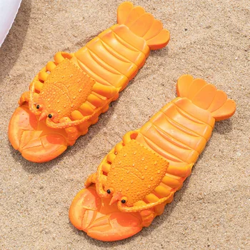 Juokingas vasaros bateliai vyrai didelio dydžio 33-47 omaras platus šlepetės pora vaikščiojimo batai vyras paplūdimio skaidrės