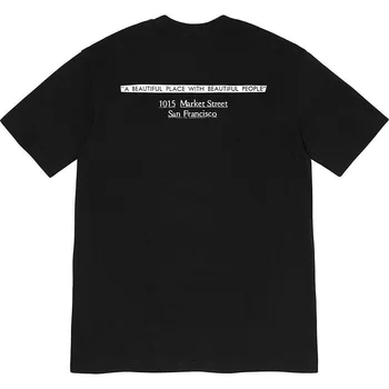 Vyrai T-shirt San Francisko Lauke Logo T Shirt Moterims Prarasti Streetwear Atsitiktinis Tee Harajuku Hip-Hop Negabaritinių Viršuje Vasaros Laišką Tshirts