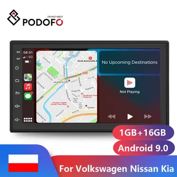 Podofo Android 9.0 2Din Automobilio radijo Multimedia Vaizdo Grotuvas auto Stereo GPS ŽEMĖLAPIS, Skirtas 