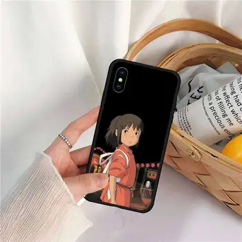 Animacinių filmų Studijos Ghibli Totoro anime Telefono dėklas skirtas iPhone 11 12 pro XS MAX 8 7 6 6S Plus X 5S SE 2020 XR