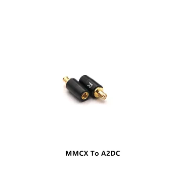 FENGRU MMCX Į 2Pin 0.78 mm IE80 MP A2DC EXK QDC Mini Ausinių Kištukas Kabelių Konverteris Adapteris Ausinės Priedai