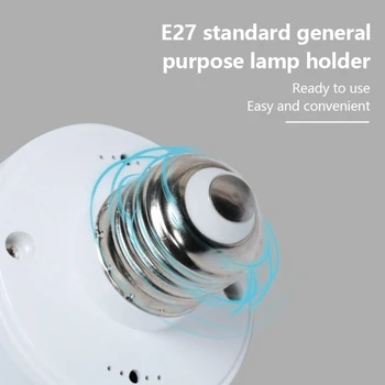 E27 Varžtas Belaidžio Nuotolinio Valdymo Šviesos Lempose Lemputės Laikiklį Bžūp Lizdo Adapteris, 