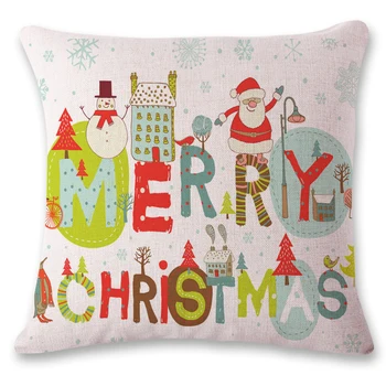 Animacinių filmų kalėdų senį briedžių Santa kėdė juosmens atrama nugaros pagalvę foto individualų pagalvę užsakymą išspausdinti patalynė užvalkalas
