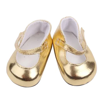2020 Mielas Golden Sandalai Naujas Gimęs Kūdikis Lėlės Batai 18
