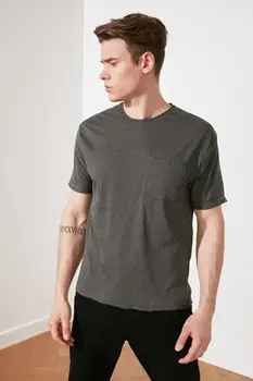 Trendyol Vyrų T-Shirt TMNSS20TS1053
