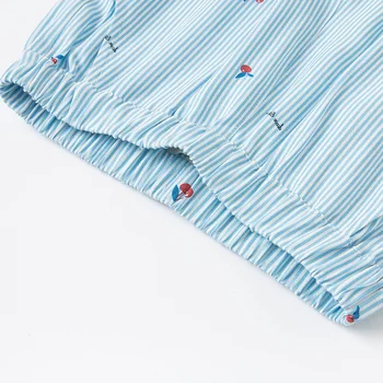DKD17976 dave bella vasaros 5Y-13Y vaikų mergaičių mados spausdinti kišenių kelnės vaikams boutique atsitiktinis pilno ilgio kelnės
