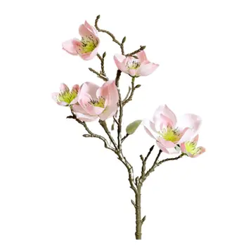 Dirbtinis Magnolia Gėlių, Modeliavimo Gėlę Vestuves Sodo Namų Biuro Stalo Apdailos 1PC