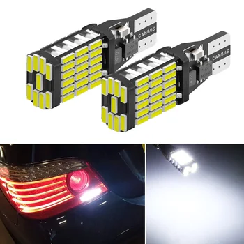 2X T15 W16W Canbus LED Lemputes Automobilį Atbuline Atsarginė Lemputė Renault Duster Megane 2 3 
