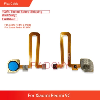Pakeisti Xiaomi Redmi 9C pirštų Atspaudų Jutiklis Home Mygtuką Klavišą Touch ID Flex Kabelis