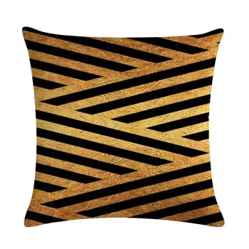 Asmeninį spalvos siūlėmis modelis pagalvėlė padengti bičių karūna pagalvę padengti lino automobilių kėdė namų puošybai pagalvės užvalkalą 45x45cm