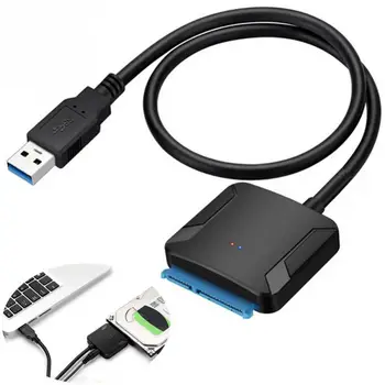 USB 3.0 Prie Sata Konverteris, Laidas USB3.0 Kietąjį Diską, Konverteris, Laidas 2.5 3.5 Colių HDD SSD Adapteris переходник micro usb кабель