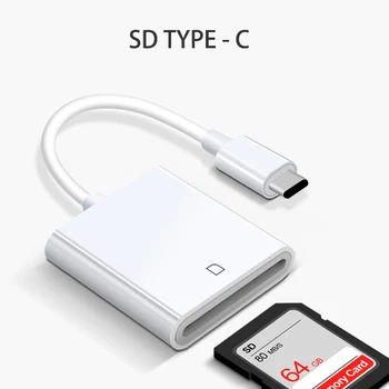 USB-C USB3.1 TIPAS-C SD kortelių skaitytuvas su linijos skaityti SD kortelių skaitytuvas mobiliojo telefono SD kortelių skaitytuvas