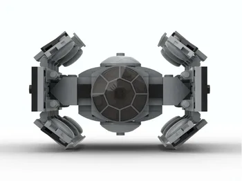 2021 Tarpžvaigždinės mažų dalelių scenos kūrimo bloką SS Mini erdvėlaivis salono Imperijos kovotojas asamblėjos žaislo modelis, vaikų dovanų