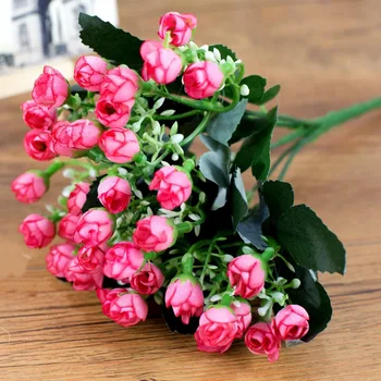 1 Puokštė 36 Galvą Rožės Dirbtinės Gėlės Šilko Rožė Decora