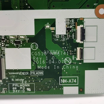 CG516 NMA741 tinka Lenovo Ideapad 310-15ABR nešiojamojo kompiuterio pagrindinė plokštė CPU A10-9600 4G RAM, GPU, R5 M430 2G bandymo darbai