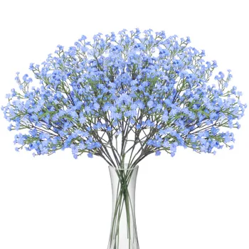 1Pc 240Heads Dirbtinės Gėlės PU modeliavimas Gypsophila Padirbtų Augalų Vestuvių Nuotakos Puokštės 