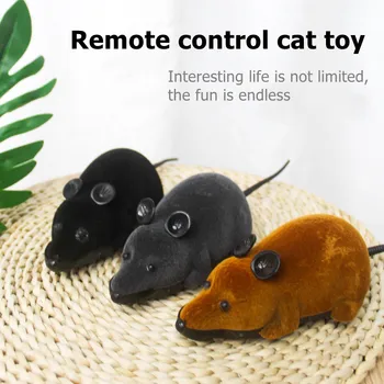 Juokingi Kačių Žaislas Belaidžio Kontroliuojamas Nuotolinio Valdymo Katė Žaislas Žiurkės, Pelės Interaktyvus Žaislas Žiurkių Pet Kačiuką Katės Naminių Produktų