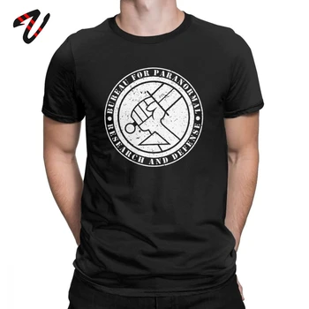 Crewneck T-Shirt Biuro Paranormalių reiškinių Tyrimų Ir Gynybos Vyrų T Shirts Hellboy BPRD Tees Medvilnės Geriausia Dovana Idėja Drabužiai