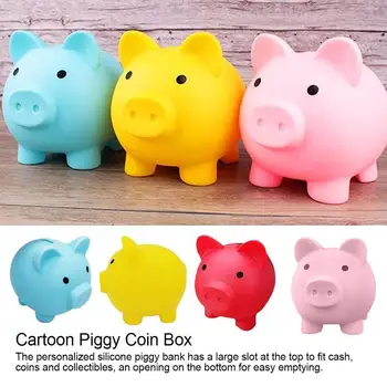 SHS Mažas Piggy Bank Pinigų, Sandėliavimo Dėžės, Vaikams, Žaislai, Pinigai Namuose Sutaupyti Lauke Vaikai Piggy Dekoro Pinigų Banko G5A3
