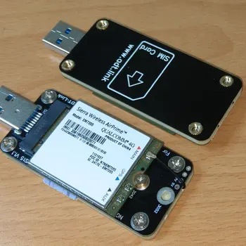 Nauja NGFF M. 2 Raktas B USB3.0 Adapteris Valdybos 3G/4G/5G LTE 3042 3052 WWAN Kortelės Didelis Volatge USB3.Nuo 0 Iki 2 M. Riser Card