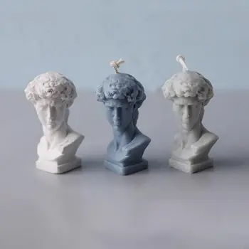 David Žvakė Silikono Formos 3D Kūrybos 