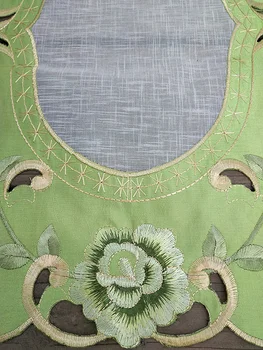Stačiakampio formos siuvinėtų nėrinių staltiesė, šilumos izoliacija kilimėlis, Vakarų lentelę, mat, arbatos rinkinys, kilimėlio, papuošalai dekoratyvinis kilimėlis