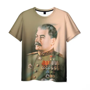 Vyriški T-shirt 3D Stalinas 1