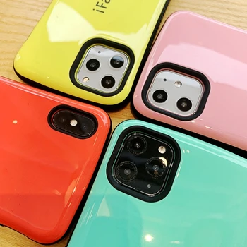 IFace atsparus smūgiams Šarvai Atgal Case For iPhone 12 Pro Max 11 Hibridas, Silikoninis Dangtelis, Skirtas 