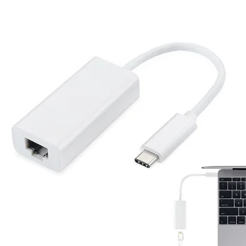 USB-C/TIPAS-C RJ45 Ethernet LAN Interneto Kabelis Adapteris, skirtas MACBook & TypeC Prietaisų AS99