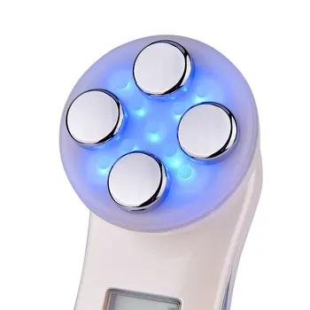 5 in 1 LED Fotonų Veido Šviesos Terapija RF Radijo Dažnių Aparatas Microcurrents Odos Rejuvenatio Raukšlių Šalinimas, Odos Sugriežtinti