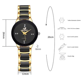 Prabangių Laikrodžių Moterų Nerūdijančio Plieno Dirželis Raundo Žiūrėti Ponios Mados Pin Sagtis Paprasta Kvarciniai Laikrodžiai Relojes Para Mujer