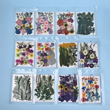 1 pakelis Džiovintų Gėlių Išskirtinis Pritaikymas Unikalus UV Dervos Natūralių Gėlių Lipdukai Sausas Decal Epoksidinės Dervos PASIDARYK pats Apdailos