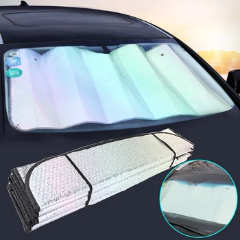 Automobilių Tentai nuo saulės UV Apsauga Užuolaidų Automobilio Saulės Atspalvis Filmas prekinis, galinis Stiklo Skydelis Priekinis Stiklas skėtį nuo saulės Padengti Saulės Šešėlyje UV Apsauga