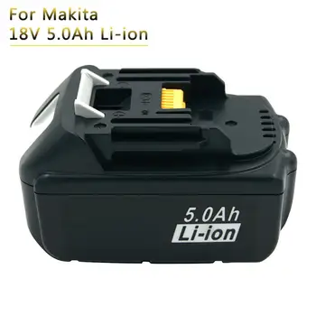 5000mAh Li-ion Pakeitimo Įkraunamas Akumuliatorius Makita 18V Bevieliuose Elektros Įrankiuose BL1850 BL1840 BL1860 BL1830 LXT400