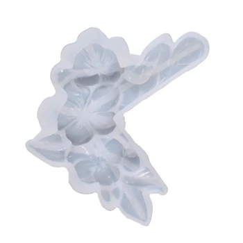 Gėlių Jungiklis, Skydelis, Apdaila Kristalų Epoksidinės Dervos Pelėsių Silikono Forma 